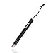 TruGlide Stylus with Microfiber Tip for new iPad, iPad Mini, iPhone 5, iPhone 4, Kindle Fire, Samsung Galaxy Tablet and Smartphone, Nook, all Touch Screen Tablets (Classic Black with Tether)