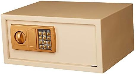 電子金庫 小型 家庭用 店舗用 防火デジタル金庫金庫電子キーパッドスチールホームオフィスのためのワードローブ金庫ストレージボックス 金庫 家庭用 小型 テンキー式 色 Gold Size One Size Ospacp Org Ar
