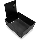 Plasdent 209PLP-11 Pro Lab Pans Black 8 5/8 x 8 5/8 x 2 3/8 Deep