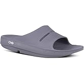 OOFOS - Unisex OOahh Sport - Post Run Recovery Slide Sandal (Slate Grey, US Men's Size 6/Women's Size 8)