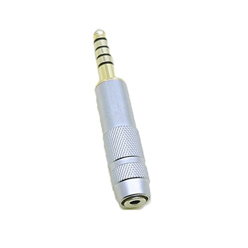 Meijunter 4.4mm (Male) to 2.5mm (Female) Balanced Cable Plug Adapter for Sony PHA-2A/iBasso/Astell&Kern AK380/Iriver Headphones, Replacement Metal Cord Plug Line Jack Connector