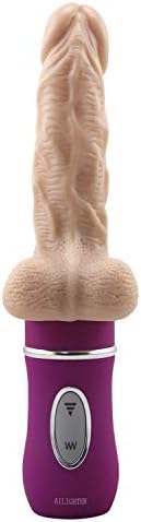 Mclif Female Machine Gu-n Heating Massage Multiple Vibrat-ion Modes and Thrusting Levels Mclif (Color : Purple)
