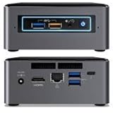Intel NUC NUC7i5BNH Mini PC/HTPC, Intel Dual-Core i5-7260U Upto 3.4GHz, 8GB DDR4, 256GB SSD, Wifi, Bluetooth, Thunderbolt 3, 4k Support, Dual Monitor Capable, Windows 10 Pro (8GB Ram + 256GB SSD)