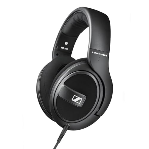 Sennheiser HD 569 Around-Ear-Kopfhörer mit geschlossener Rückseite, Schwarz
