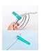Agreatca 40PCS Mini Silicone Reusable Fastening Cable Strap Wire Organizer for Wire management,Earphone Cable,Date Cable,Cord Cables etc.