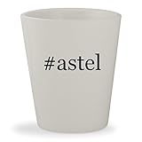 #astel - White Hashtag Ceramic 1.5oz Shot Glass