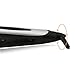 Berta Flat Iron 1-Inch Hair Straightener with LED Display, Black and White