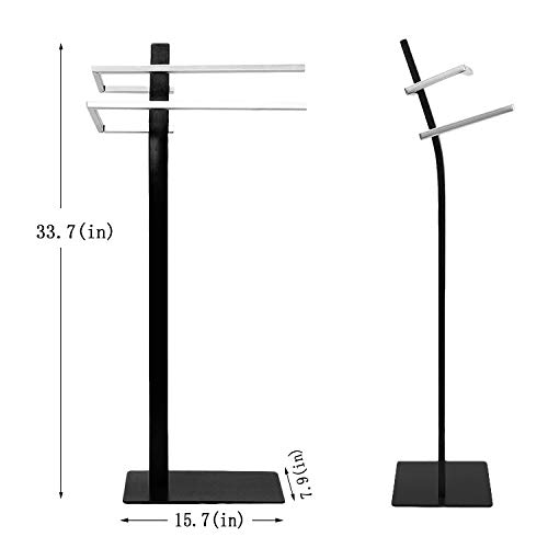 FOYUEE Free Standing Towel Rack for Bathroom Outdoor Pool Hand Beach