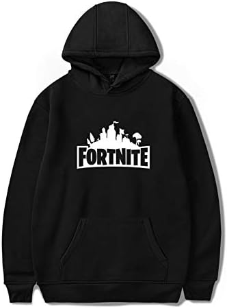 Knowooh Unisex Adult Hoodie Fortnite Game Pattern for Travel Campus