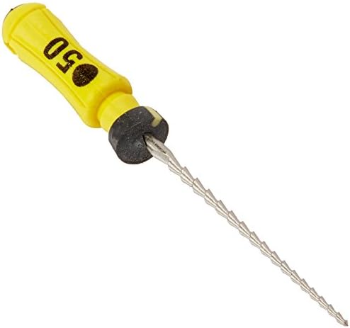 Maillefer 671208 Hedstrom File, Size 50, 21 mm Length (Pack of 6)