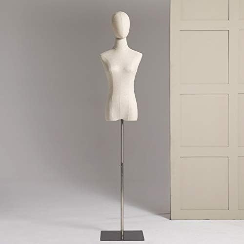 Amazon Co Jp E Enjoy マネキン トルソ 女性洋裁テーラーマネキン 服を着て高さ調節が可能なファッションの学生 ドレスメーカー ブティックや家の装飾 耐久性に優れ パーフェクトマッチ ホビー