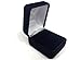 Paaz Jewelry Supply Velvet Metal Ring Box Black