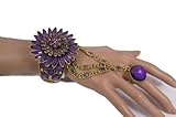 TFJ Women Bracelet Antique Gold Metal Hand Chain