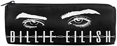 Billie Eilish Cylinder Women Cosmetic Bag Zipper Single Layer Travel Storage Makeup Bags Purse Large Capacity Pen Holder Pouch
