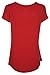 Ultra Game NBA Chicago Bulls Womens Box Out Varsity Stripe Tee Shirt, Team Color, Medium