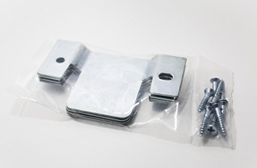 Sofa Reversible Interlocking Style Sectional Furniture Connectors w/Screws - Two Sets