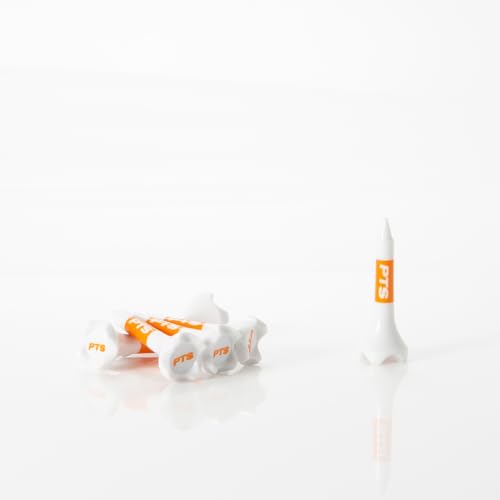 PrideSports PTS Plastic Golf Tees | Combo 50 Pack - 40 3-1/4” and 10 1-1/2” | #1 Plastic Tee on Tour | The Perfect Tee for Any Hole