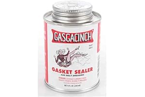 JEGS Gasgacinch | 8-Ounce Can | Made In USA | Belt Dressing | Adhesive | Built-In Dobber | Not For Use On Cylinder Head Gaskets