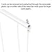 You Have Space BHG 2 Pack Hanging Picture Display Photo Holders with Metal Cable Strings and 40 Magnetic Clips Metal White