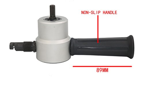 Double Head Sheet Nibbler Metal Cutter Hole Saw Drill Attachment - Thumbnail 4
