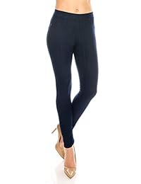 Mallas de jean ajustadas y ajustadas (talla regular grande)