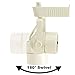Direct-Lighting 50010 White MR16 Cylinder Low Voltage Track Lighting Head