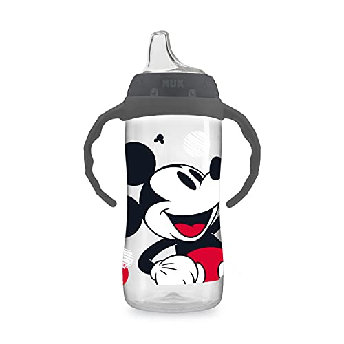 nuk disney - taza para sorber grande para estudiantes, mickey mouse, paquete de 1 de 10 onzas