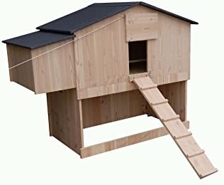 Poulailler En Bois Douglas 100 Français Pour 1 à 8 Poules Amazon