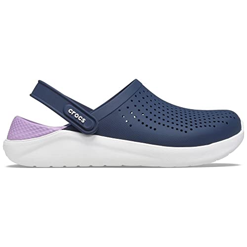 Crocs Unisex Men's and Women's LiteRide Clog, Navy/Orchid, US in