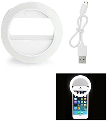 Rechargeable Selfie Ring Fill Light Portable Mini 30 LEDs with 4 brightness levels for iPhone 7/7 Plus /6/6s, S7/S7 Edge ,S6 Edge/S6