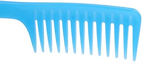 GUAngqi Ultra Large Tooth Detangle Comb Wide Tooth Hair Comb Salon Shampoo Comb for Thick Long Hair,Blue