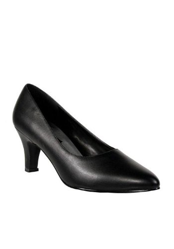 Pleaser Women's Divine-420W Pump,Black PU,9 M US