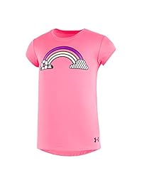 Under Armour - Camiseta de manga corta para niña