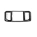 Voodonala Carbon Fiber Grain Rear Air Condition Outlet Vent Trim for Ford F150 2016 2017