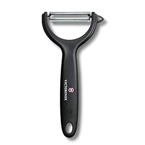 Victorinox 7.6079 Tomaten- en kiwischilller, roestvrij pendelmesje, dubbelschiller, gekarteld, geschikt voor de…