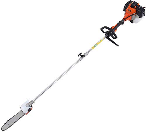 EASYG 5 in 1 52cc Multifunctional Lawn Mower Gasoline Fence Trim Electromechanical Saw Brush Cutter Rod Saw with Earmuffs and Safety Gloves - Thumbnail 3