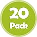 Toilet Seat Covers Disposable, Update Version 20 Pack Potty Seat Covers XL Size Perfect for Toddlers Potty Training and Travel, Waterproof, Individually Wrapped, Non Slip for Kids and Adults