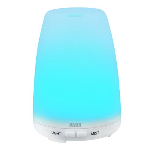 Amir essential oil diffuser,100ml cool mist aroma humid…