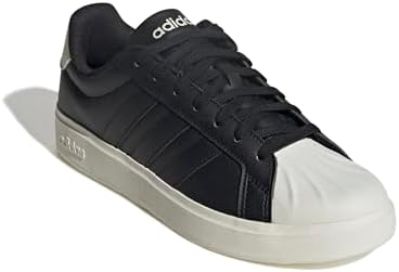 Homme Streettalk Shoes, Core Black/FTWR White/Matte Gold, 42 EU