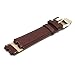 Pebble Steel 2 Genuine Leather Waterproof Watch Band Strap Watchband by MOTONG,Fits Pebble Steel 2 with 22mm Lug(Leather Brown)