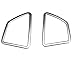 For BMW X5 E70 Front Upper Air Conditioning Outlet Trim Covers Matte Steel 2008-2013