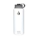 Klear Bottle - 40 Oz Double Insulated Stainless Steel Water Bottle (White)