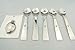 Maydahui 6 PCS Folding Spoon and Fork SUS 18/10（304）Stainless Steel Salad Spork Portable for Thermos and Travel