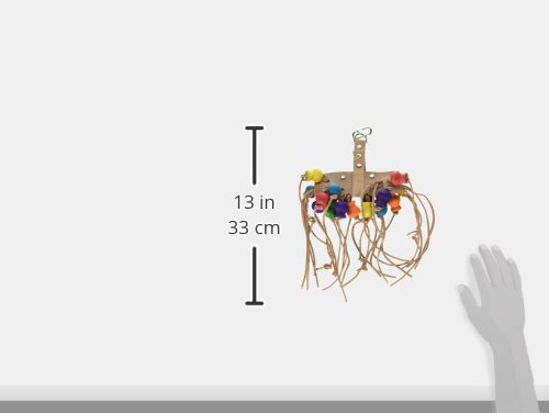 Penn Plax Leather Kabob Bird Toys, 12-Inch