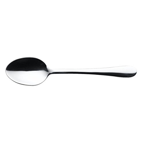 Genware NEV-TS-FL Florence Table Spoon, 18/0 (Pack of 12), Silver