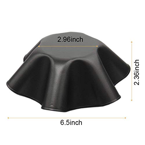 image for TOOGOO Large Non-Stick Fluted Tortilla Shell Pans Taco Salad Bowl Make