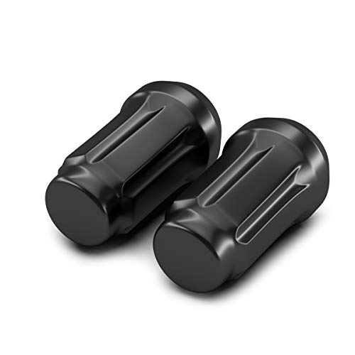 Wheel Lug Nuts M12 x 1.5, AKARCK Black Bulge Acorn Lug Nuts Closed End