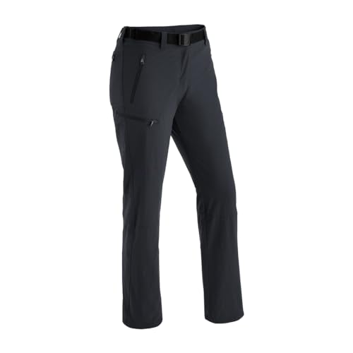 Maier Sports Rechberg Therm, Warme Damen Wanderhose, Wasserabweisende Outdoorhose für Trekking und Hiking, PFC-frei, mTHERM light Wattierung, mSTRETCH Tec 4 & Dryprotec, Schwarz, 23 (W38/L30)