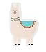 Cocktail Napkins - 50-Pack Luncheon Napkins, Disposable Paper Napkins Llama Party Supplies for Birthday, Fiesta, 3-Ply, Llama Die-Cut Shaped Design, Folded 4.2 x 6.25 Inches
