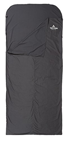 TETON Sports XL Cotton Sleeping Bag Liner for Travel and Camping Sheet